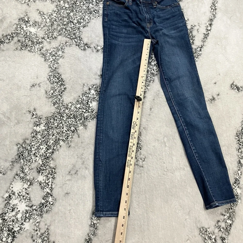 J.Crew Skinny Jeans Womens 26 Medium Wash Mid Rise Stretch Denim 5 Pocket